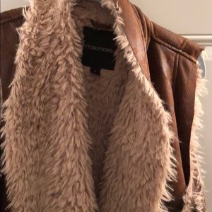 Maurices Jackets & Coats - Maurice’s faux fur lined vest. Like new. Maurices Jackets & Coats - Maurice’s faux fur lined vest. Like new.